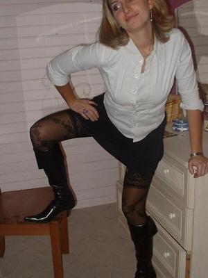 Milf with boots