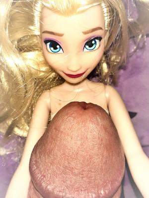 Frozen: Elsa Doll wearing black stockings