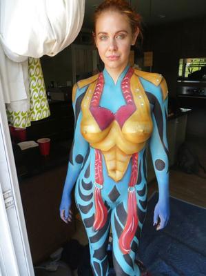 Maitland ward : body painting naked