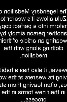 Medaillon von Zulu – Was würden Sie tun? 