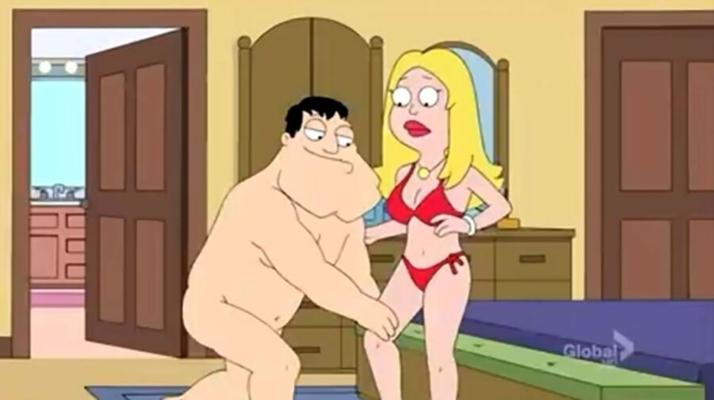 American Dad - Stan sucks Francines toes