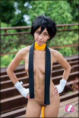 lindo cosplay desnudo