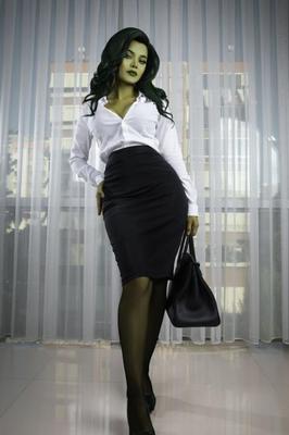 Cosplay da Mulher-Hulk