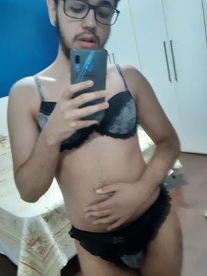 Garoto de lingerie cinza - Por favor, me foda