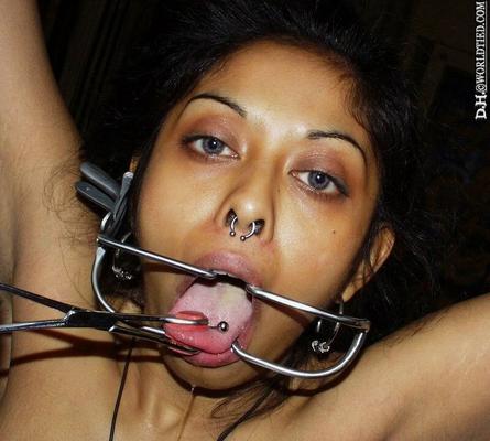 Drooling gagged babes