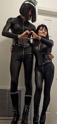 Black Prismatic Bodysuits