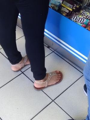 Candid Flip flops