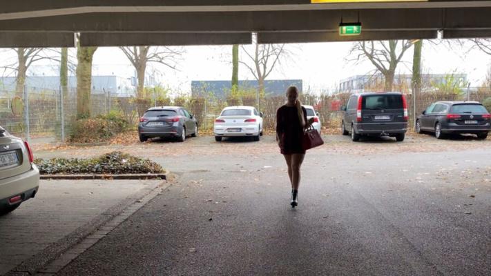 Treppenunfall im Parkhaus