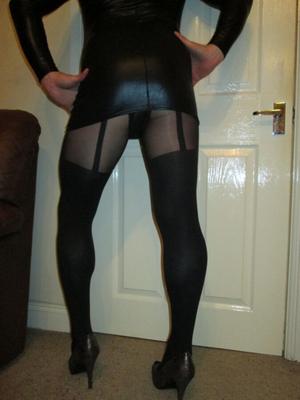 was feeling horny so got dressed up, felt hornier!