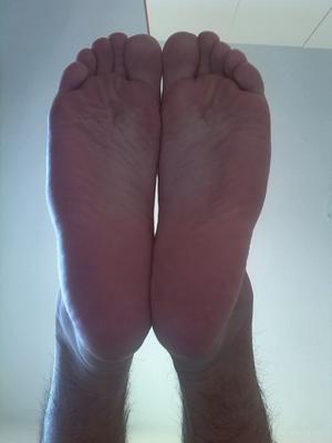 My tender, soft, wrinkled soles