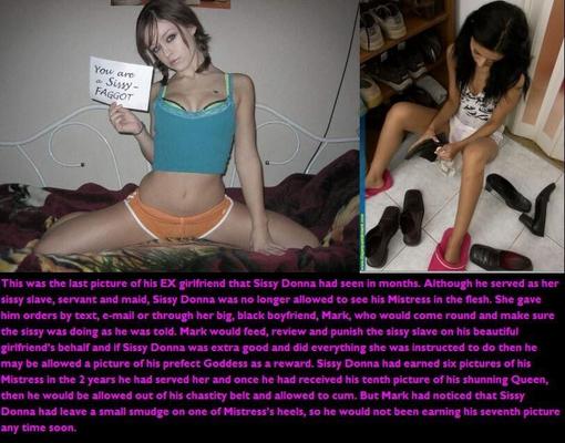 More Sissy Cuckold Humiliation Chastity Captions