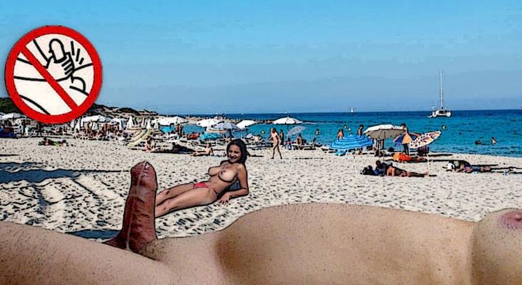 Fantaisie : Boules bleues et humiliation à la plage