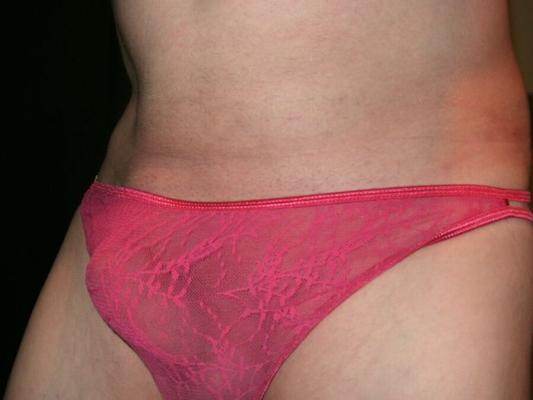 LaceyLovesCD - Culotte en dentelle Vassarette rose