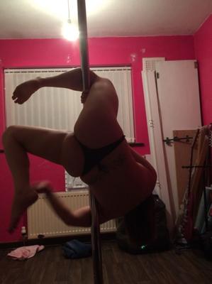 WIFE ON HER POLE