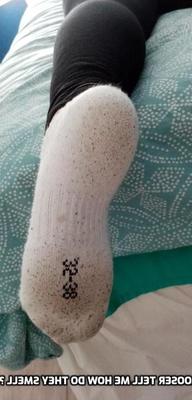 Girlfriend&#;s socks captions