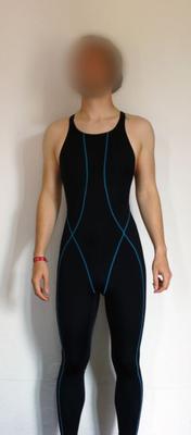 Male in Woman Racing Swimsuit (Arena, Speedo)