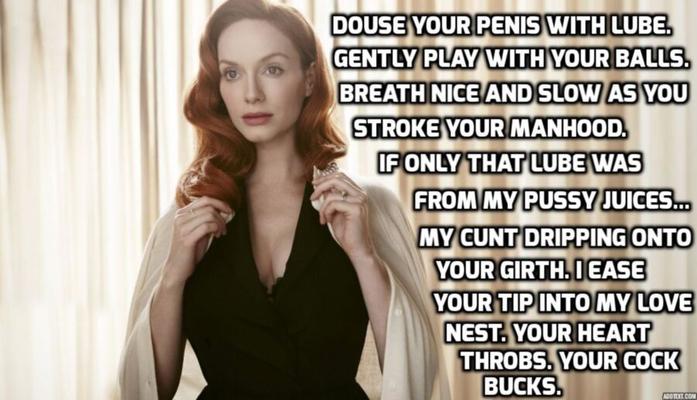 Christina Hendricks Jack off Instructions