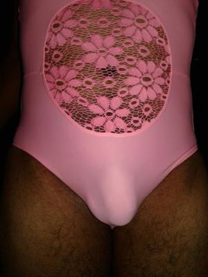 Hubby in One Piece Lingerie