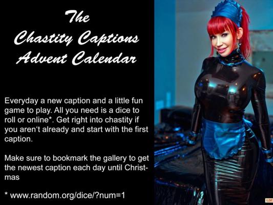 Der Chastity Captions-Adventskalender