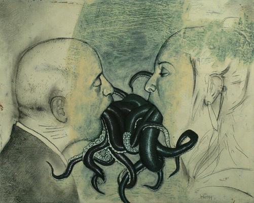 Oktopus-Tintenfisch-Kunst