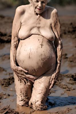 Still More Pregnant Grannies in the Mud (Computer Generated)