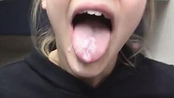 Mouth and cum