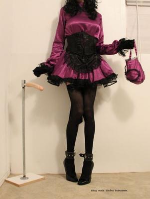 purple sissy maid