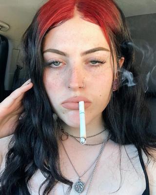 Freaky Kinky Goth/Emo Bitch smoker