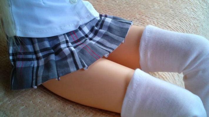 Japonais asiatiques hauts de cuisse chaussettes jambes d'école