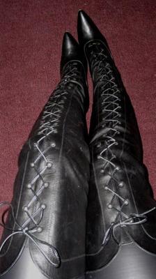 Lederstiefel