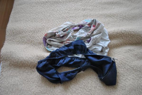 my GFs used panties