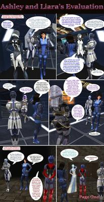 Mass effect lesbian comic Ashley and Liaras Evaluation