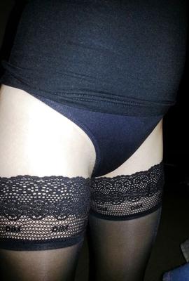 Stockings make me cum