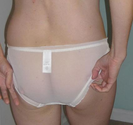 See thru panties whore