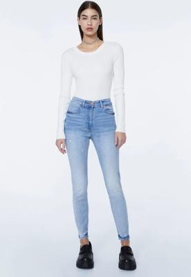 Denim CD Favourites - Jean skinny bleu clair Stradivarius