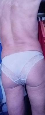 Tight Tan Lace Panty for the Day:)