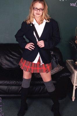 chase - schoolgirl stockings