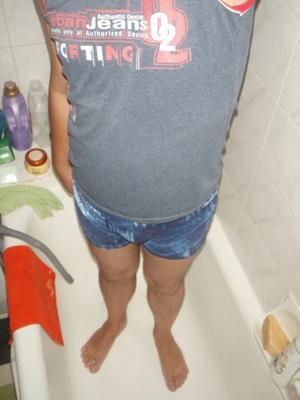 Mis shorts de baño mojados