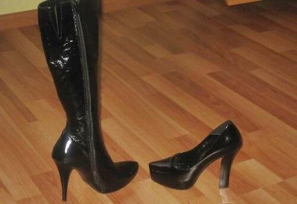 Miss Partygirl zeigt ihre Stiefel!