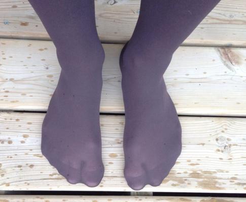 Brown Nylon Socks