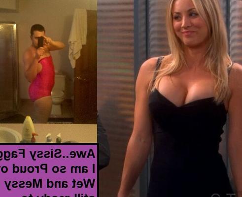 Kaley Cuoco Pañal Castidad Humillación Sissy