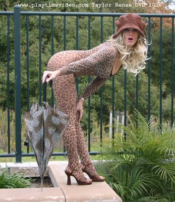 ¡Bodystocking con estampado de leopardo de Taylor Renee!