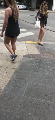 Feet / Flip Flops Creepshots of Blonde Woman