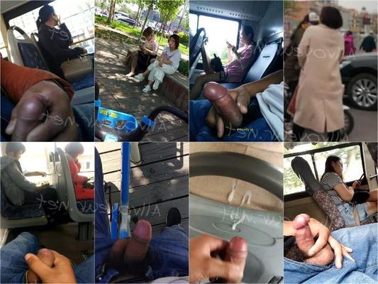 Masturbándose delante de la gente en las calles y autobuses