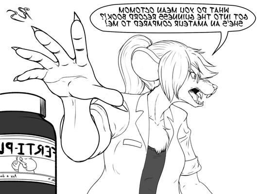 Furry Comic: Récord mundial Guinness de Michelle (embarazo extremo)