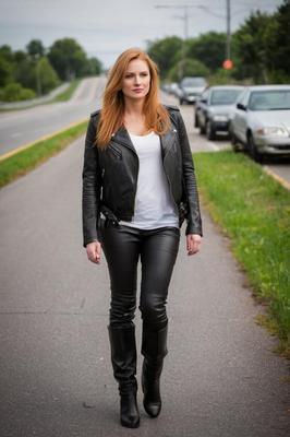 A.I. Ginger in Leather