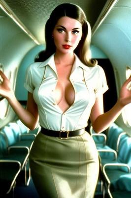 AI 1960s stewardesses