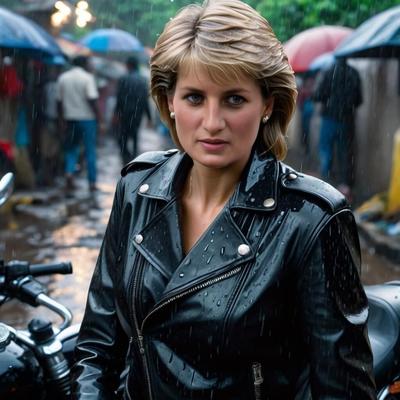 A.I. Los príncipes Diana Spencer en cuero se pierden