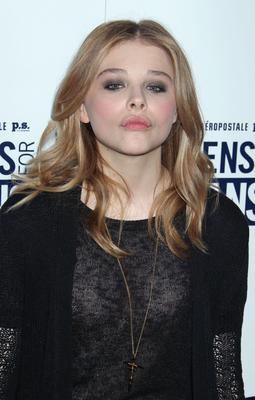 Atriz adolescente Chloe Moretz, seus talentos impressionaram os produtores